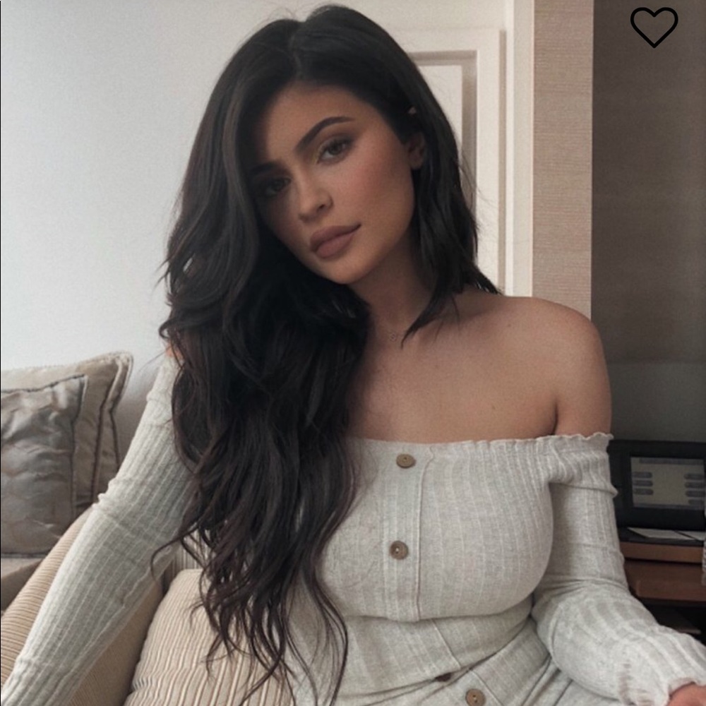 Jacklyn Off Shoulder Mini Dress in Oatmeal